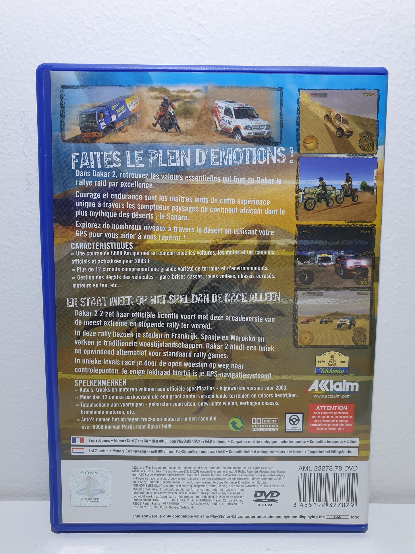 Dakar 2 - Edition Collector Double DVD PS2 - Occasion excellent état