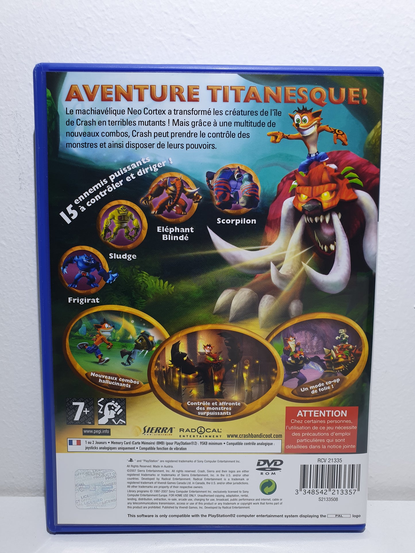 Crash Of The Titans - Monster Edition PS2 - Occasion bon état