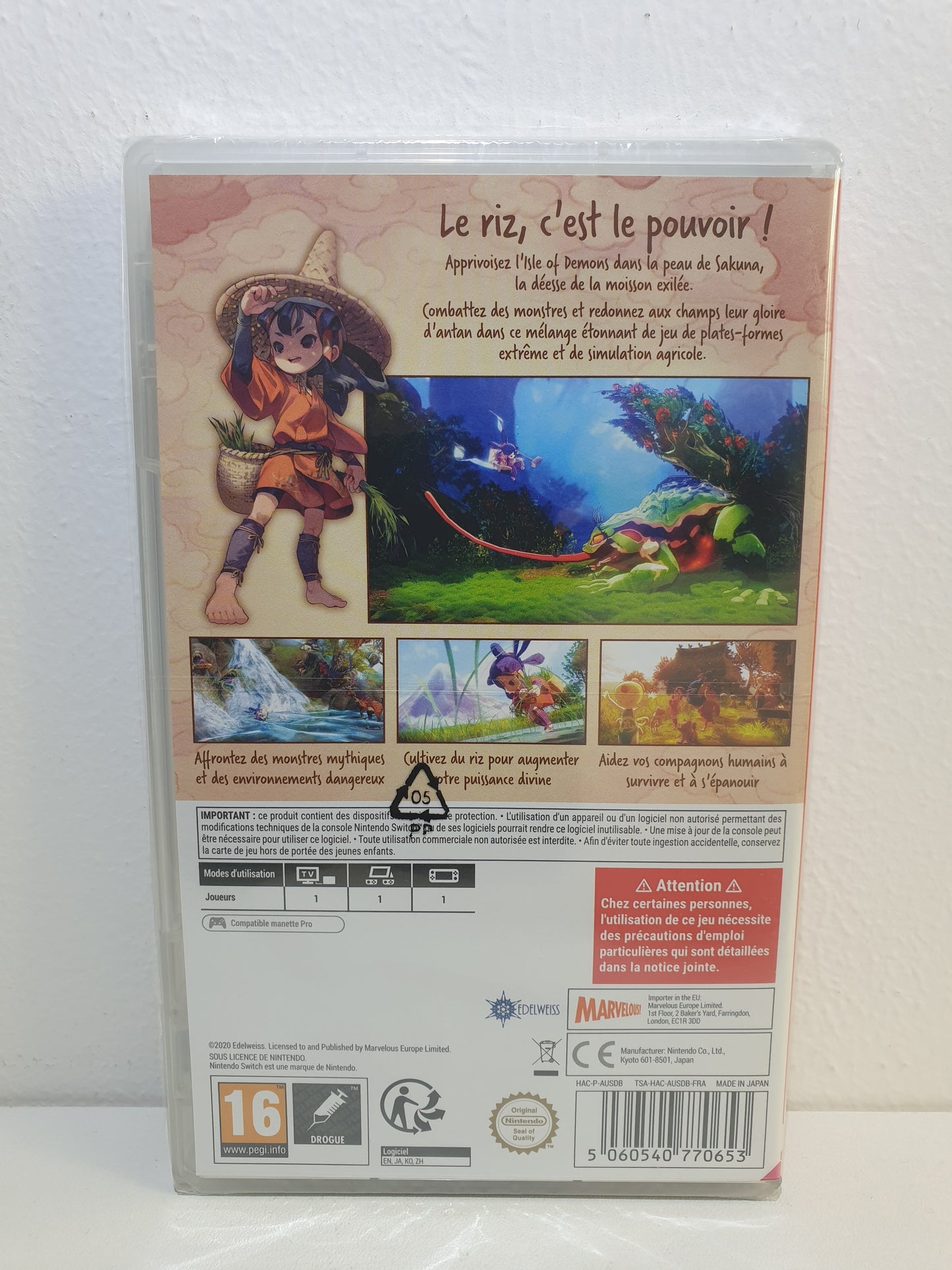 Sakuna : Of Rice and Ruin Switch - Neuf sous blister