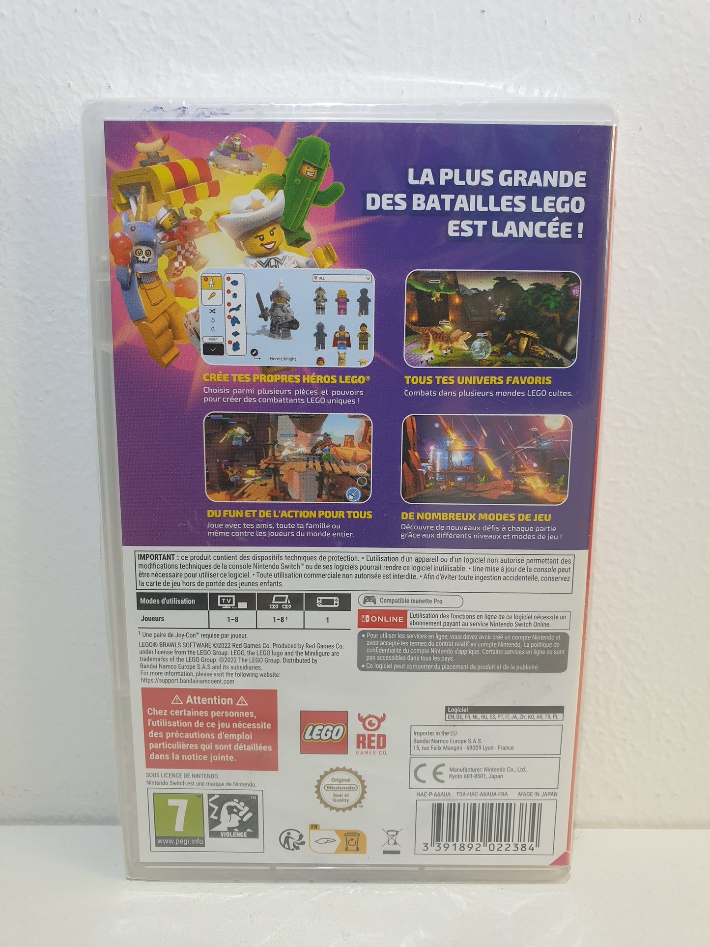 LEGO Brawls Switch - Neuf sous blister