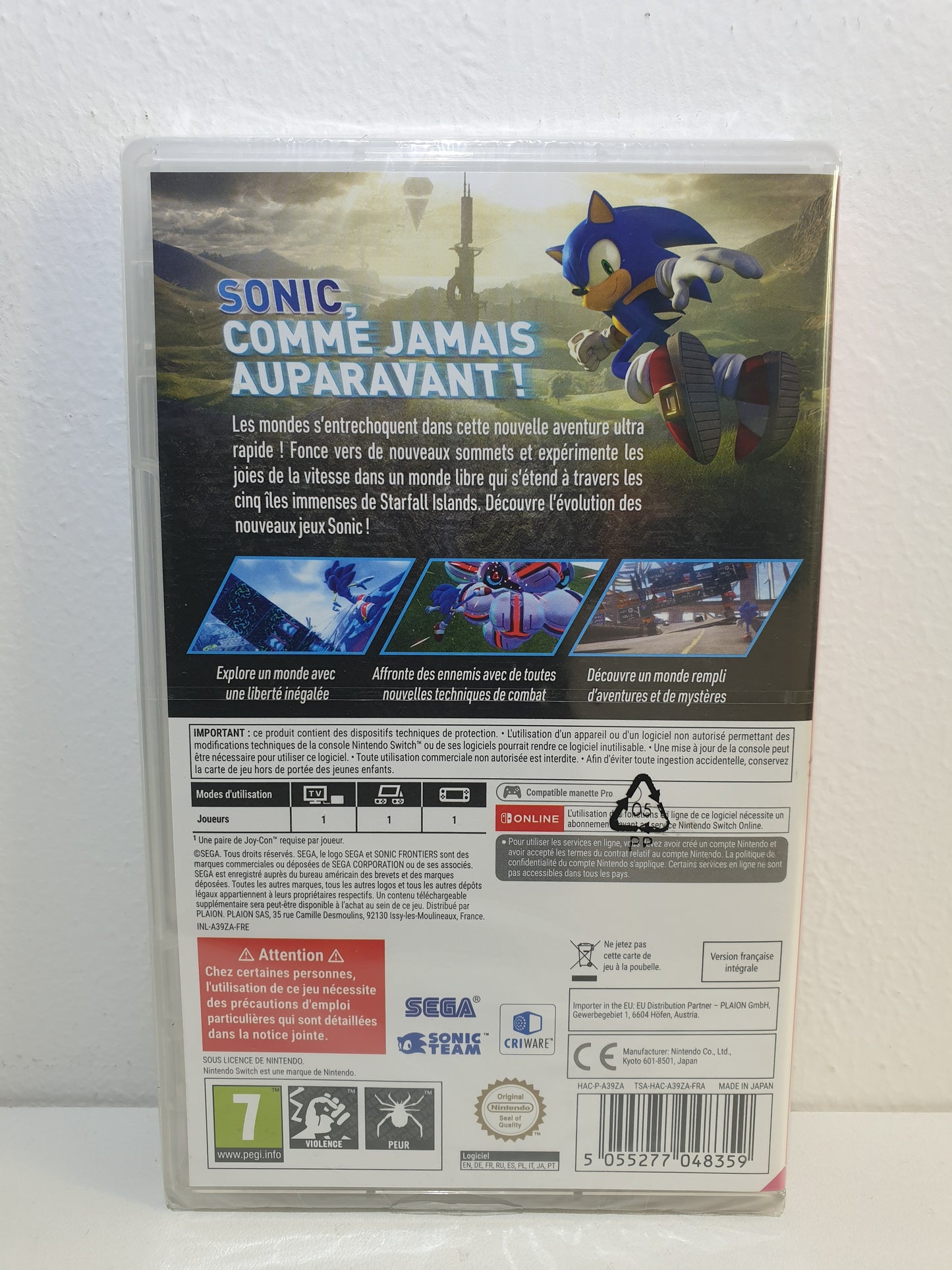 Sonic Frontiers Switch - Neuf sous blister
