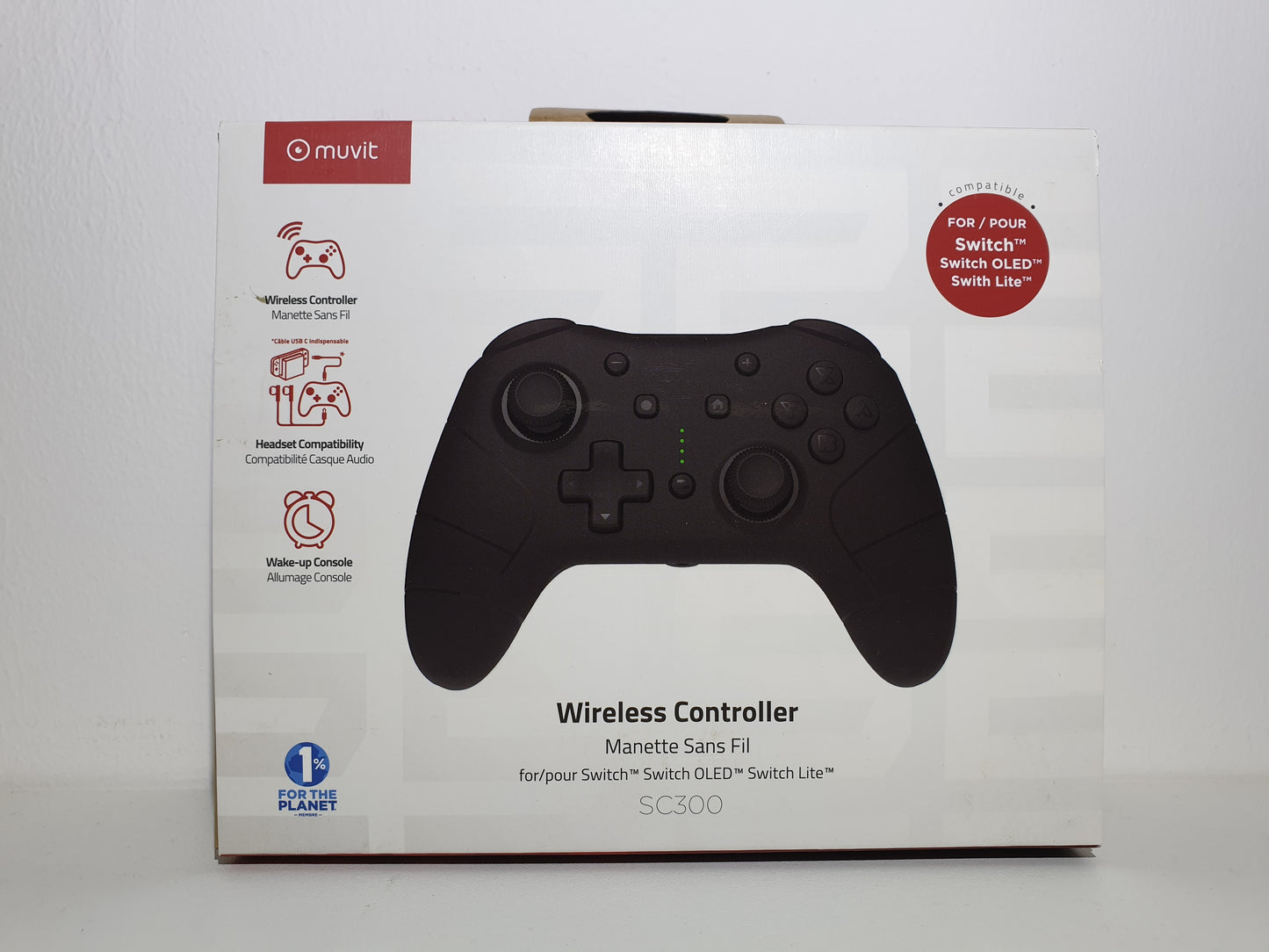 Manette Sans Fil - muvit SC300 - pour Switch Classique, OLED et Lite - Neuf scellé