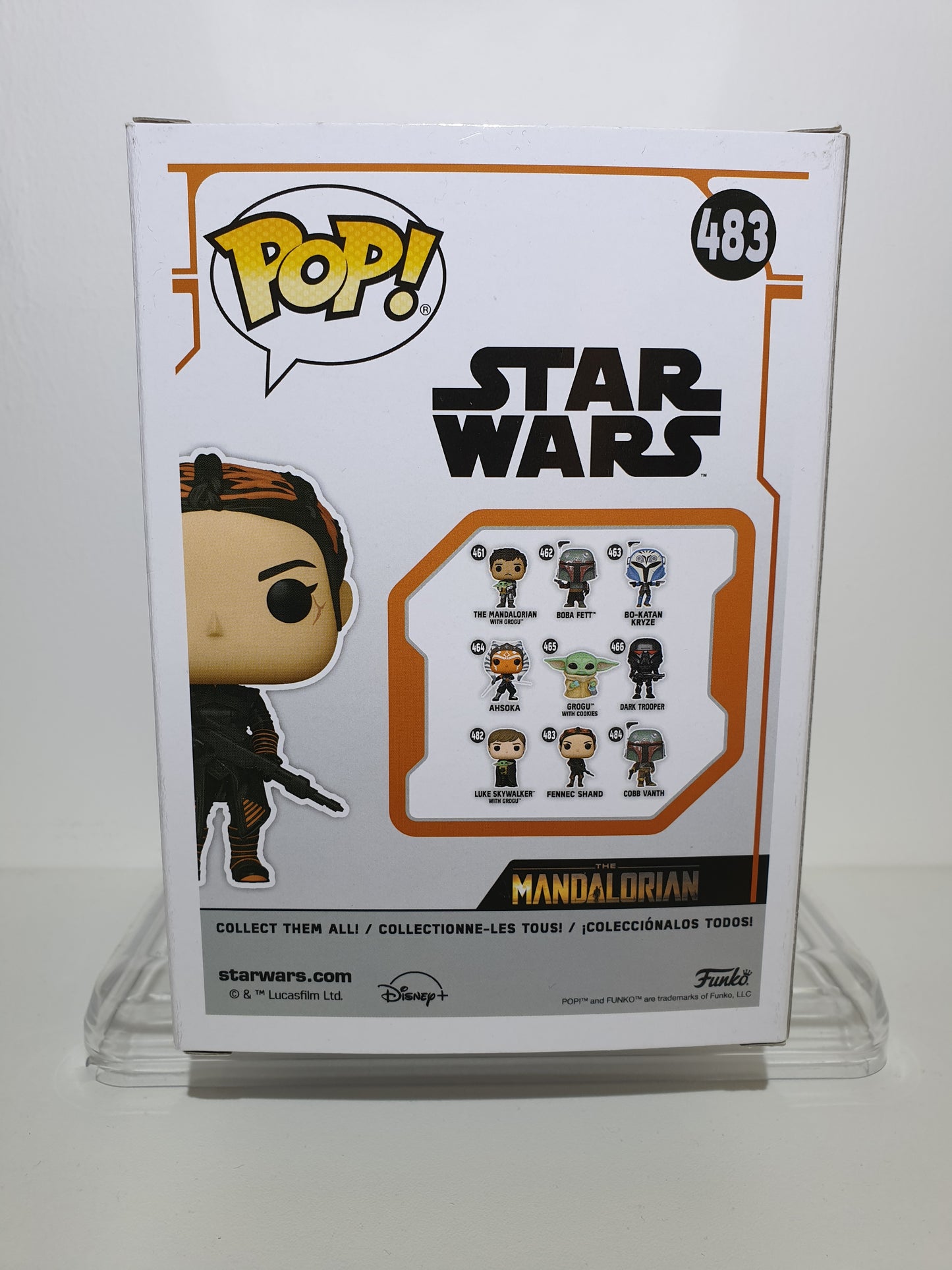 FUNKO POP 483 - STAR WARS - THE MANDALORIAN - FENNEC SHAND - NEUF