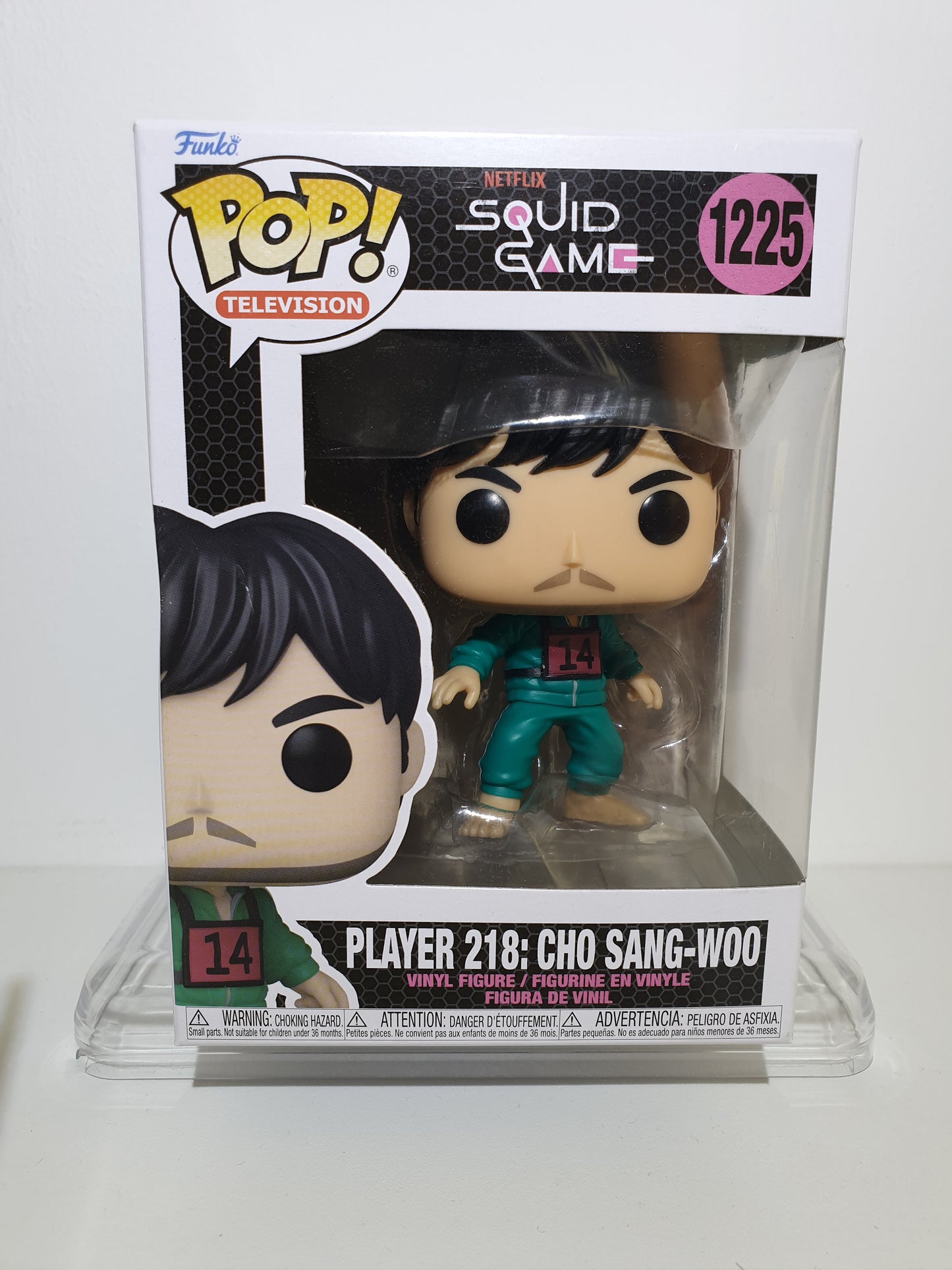FUNKO POP 1225 - SQUID GAME - PLAYER 218 : CHO SANG-WOO - OCCASION