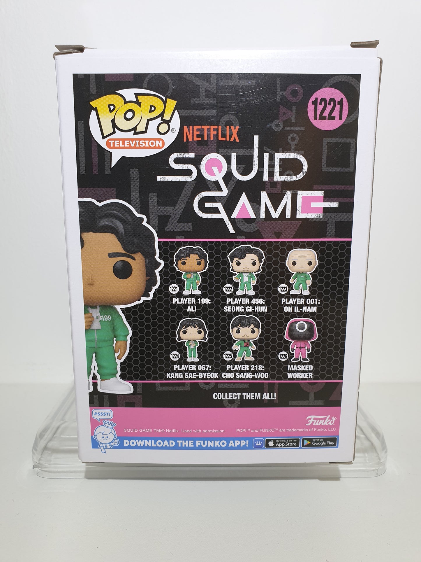 FUNKO POP 1221 - SQUID GAME - PLAYER 199 : ALI - OCCASION