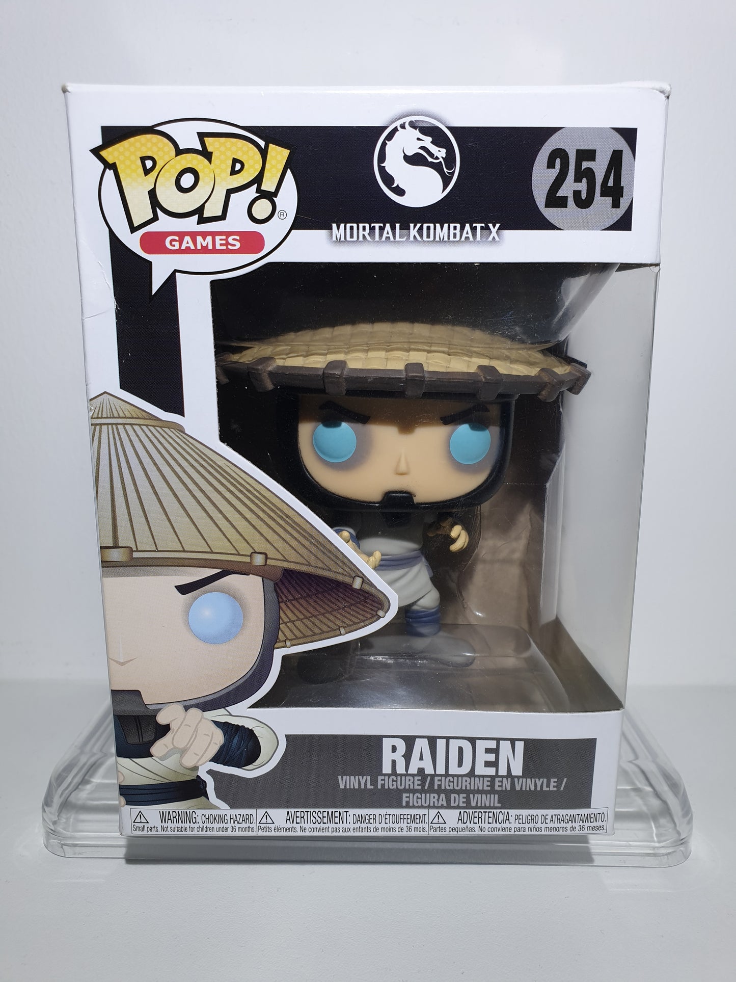 FUNKO POP 254 - MORTAL KOMBAT X - RAIDEN - OCCASION
