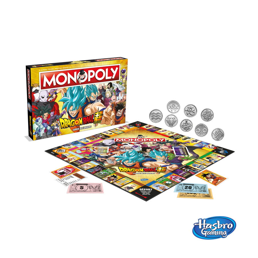 MONOPOLY DRAGON BALL SUPER SURVIE DE L'UNIVERS - NEUF SOUS BLISTER