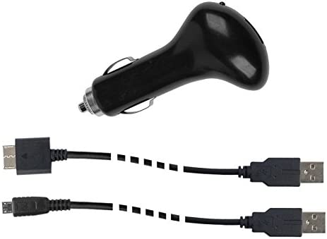 2 EN 1 : CHARGEUR ALLUME-CIGARE ET TRANSFERT DE DONNEES - POUR PS VITA ET PSP - NEUF SOUS BLISTER
