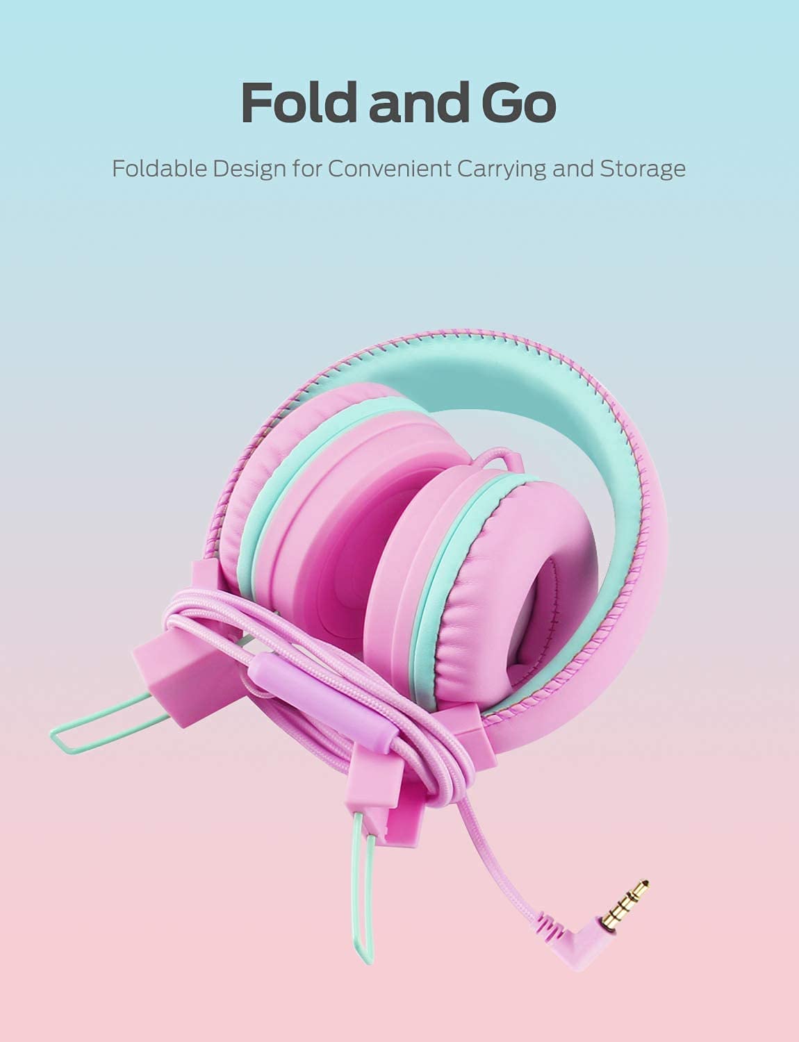 Casque audio filaire microphone IC-HS14 - iclever - pour Enfant - Neuf