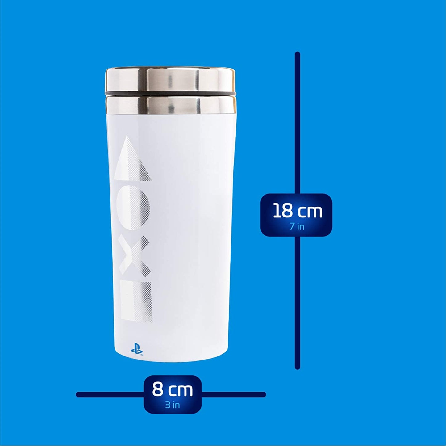 MUG ISOTHERME DE VOYAGE PLAYSTATION PS5 450 ML PALADONE - NEUF