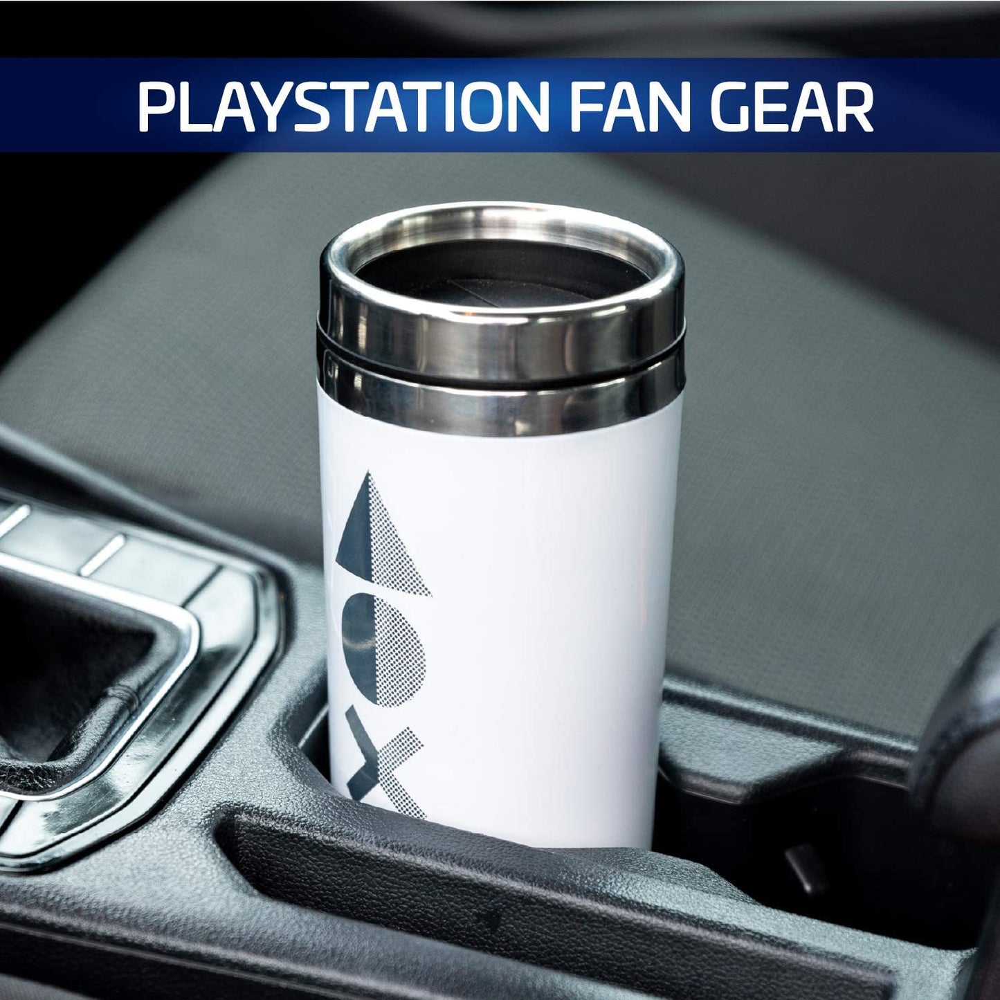 MUG ISOTHERME DE VOYAGE PLAYSTATION PS5 450 ML PALADONE - NEUF