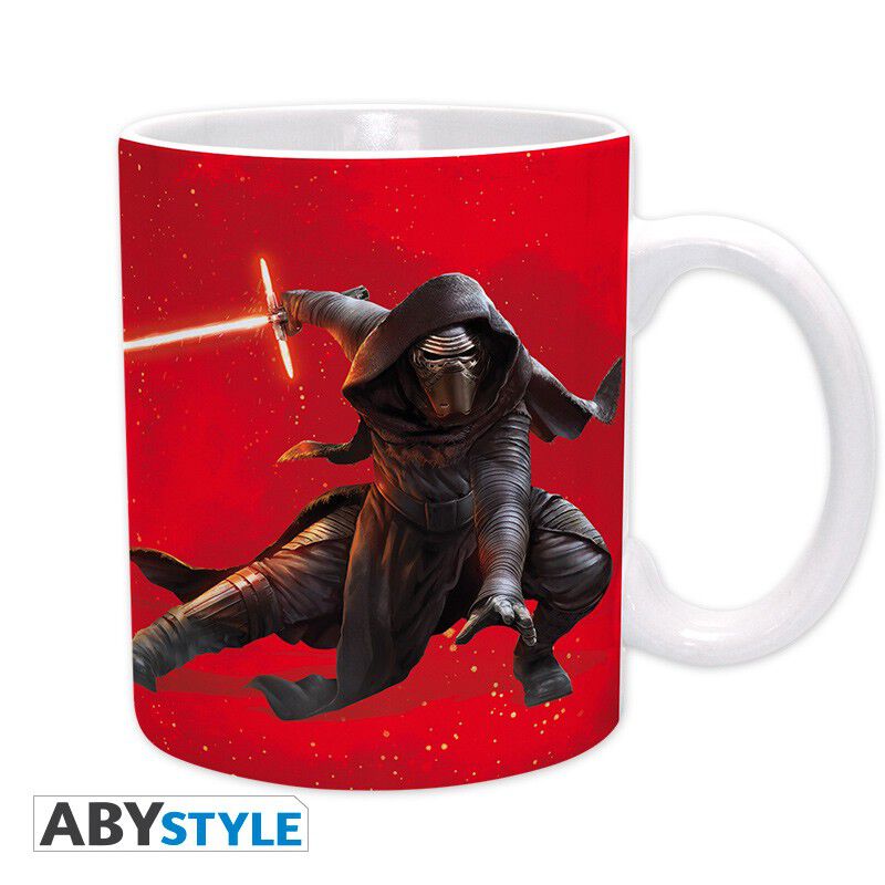 COFFRET CADEAU STAR WARS : MUG 320 ML + PORTE-CLES + MINI STICKERS ABYSTYLE - NEUF SOUS BLISTER