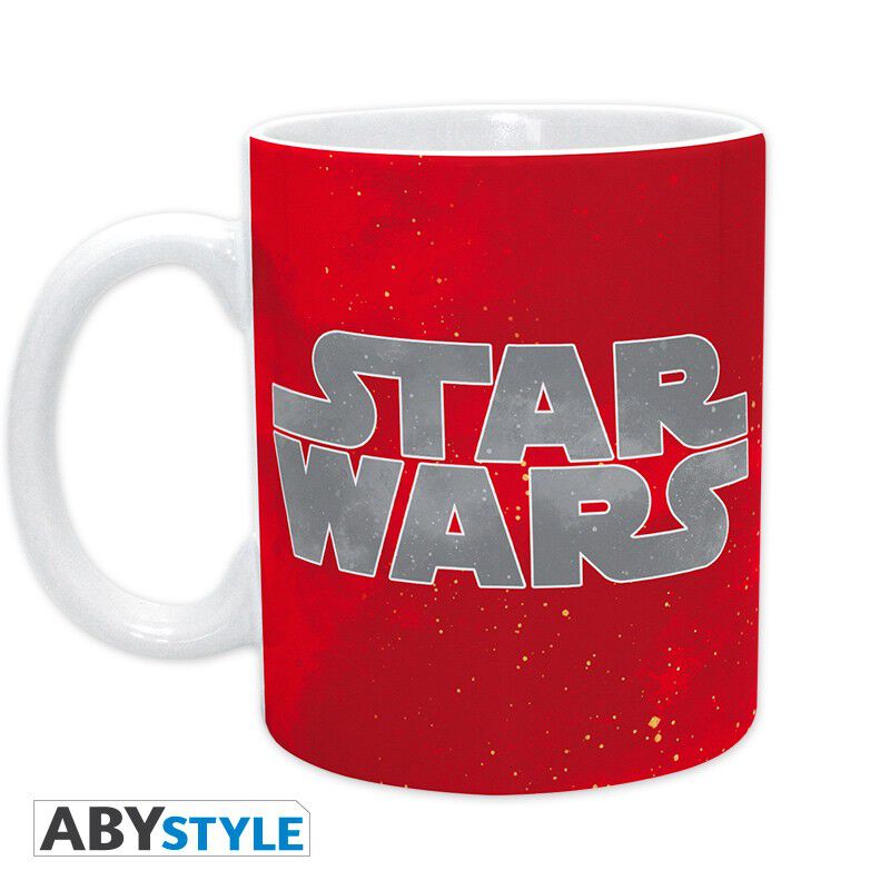 COFFRET CADEAU STAR WARS : MUG 320 ML + PORTE-CLES + MINI STICKERS ABYSTYLE - NEUF SOUS BLISTER