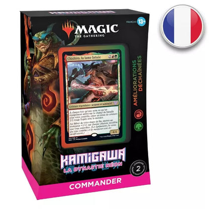 Magic the Gathering - Deck Commander Améliorations Déchaînées - Kamigawa La Dynastie Néon en Français - Neuf scellé