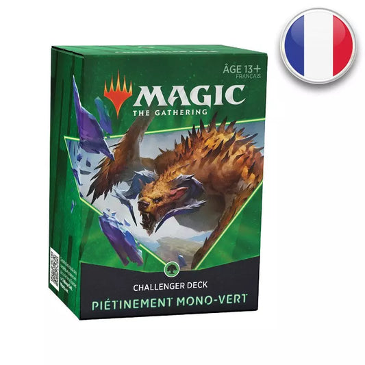 Magic The Gathering - Deck Challenger 2021 - Piétinement Mono-Vert en Français - Neuf scellé