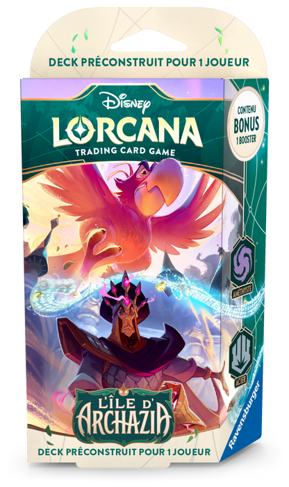 Disney Lorcana - L'île d'Archazia - Deck de Démarrage en Français - Neuf