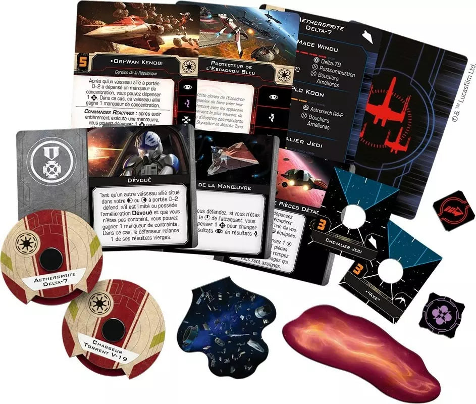 Star Wars X-Wing - Gardiens de la République - Paquet d'Escadron - Neuf