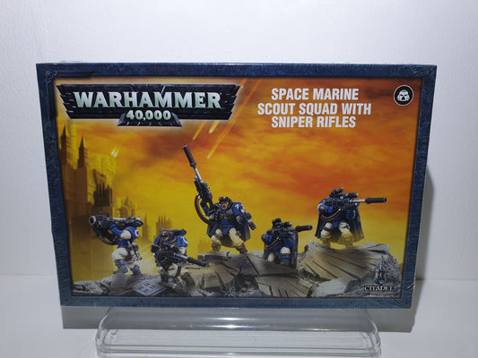Warhammer 40,000 - Space Marines - Scout Squad with Sniper Rifles - Neuf sous blister