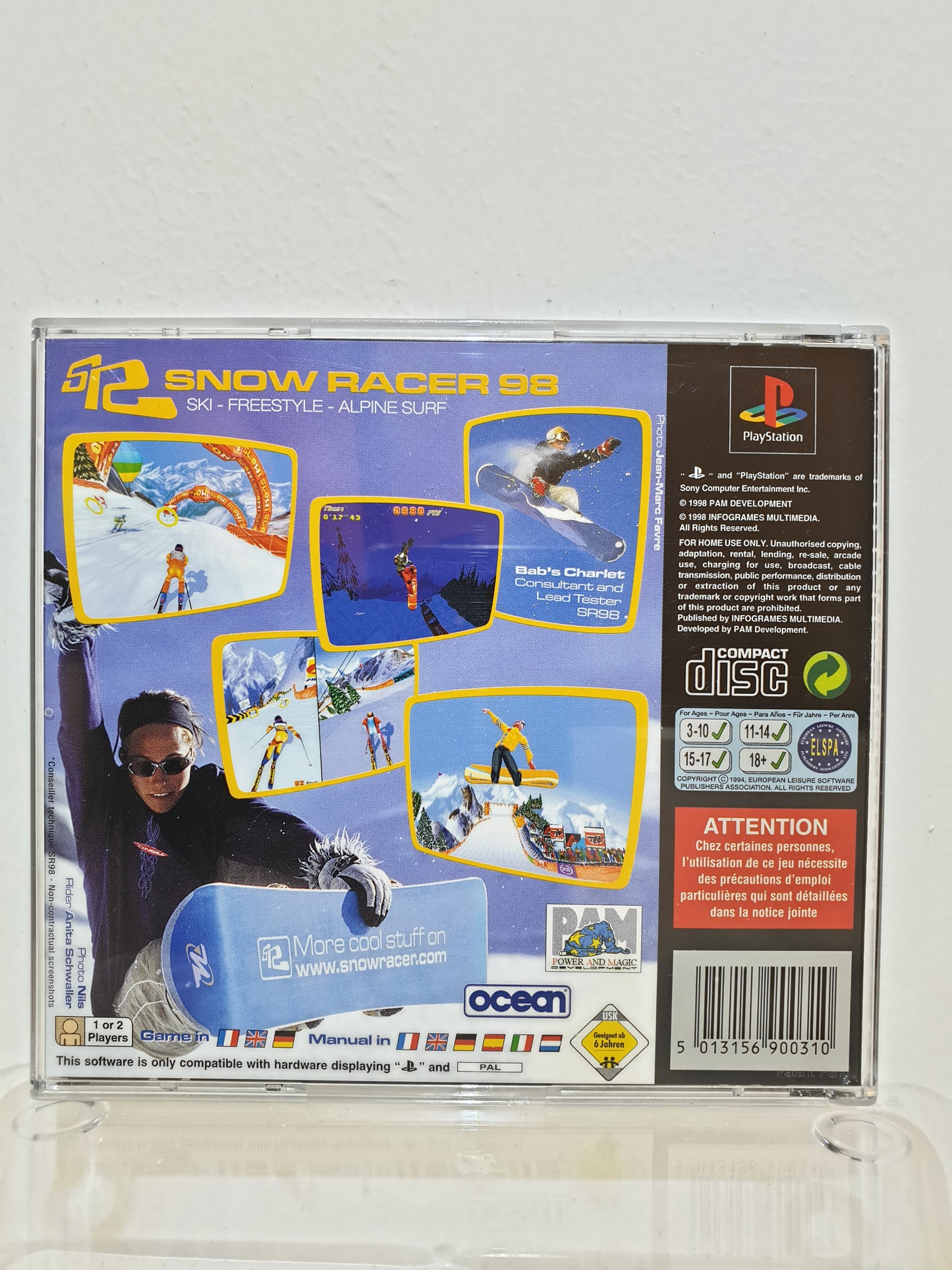 Snow Racer 98 PS1 - Occasion
