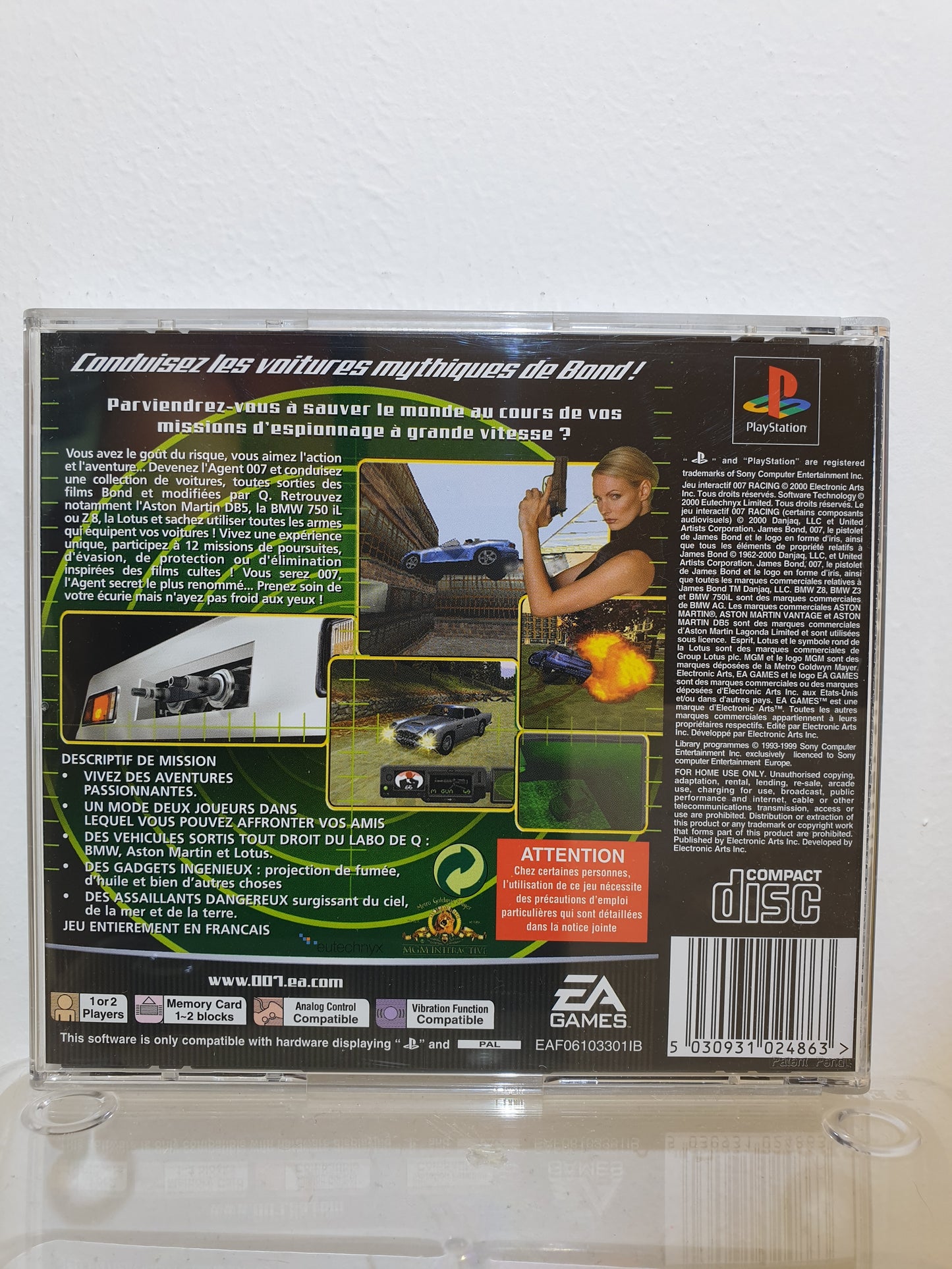 007 Racing PS1 - Occasion