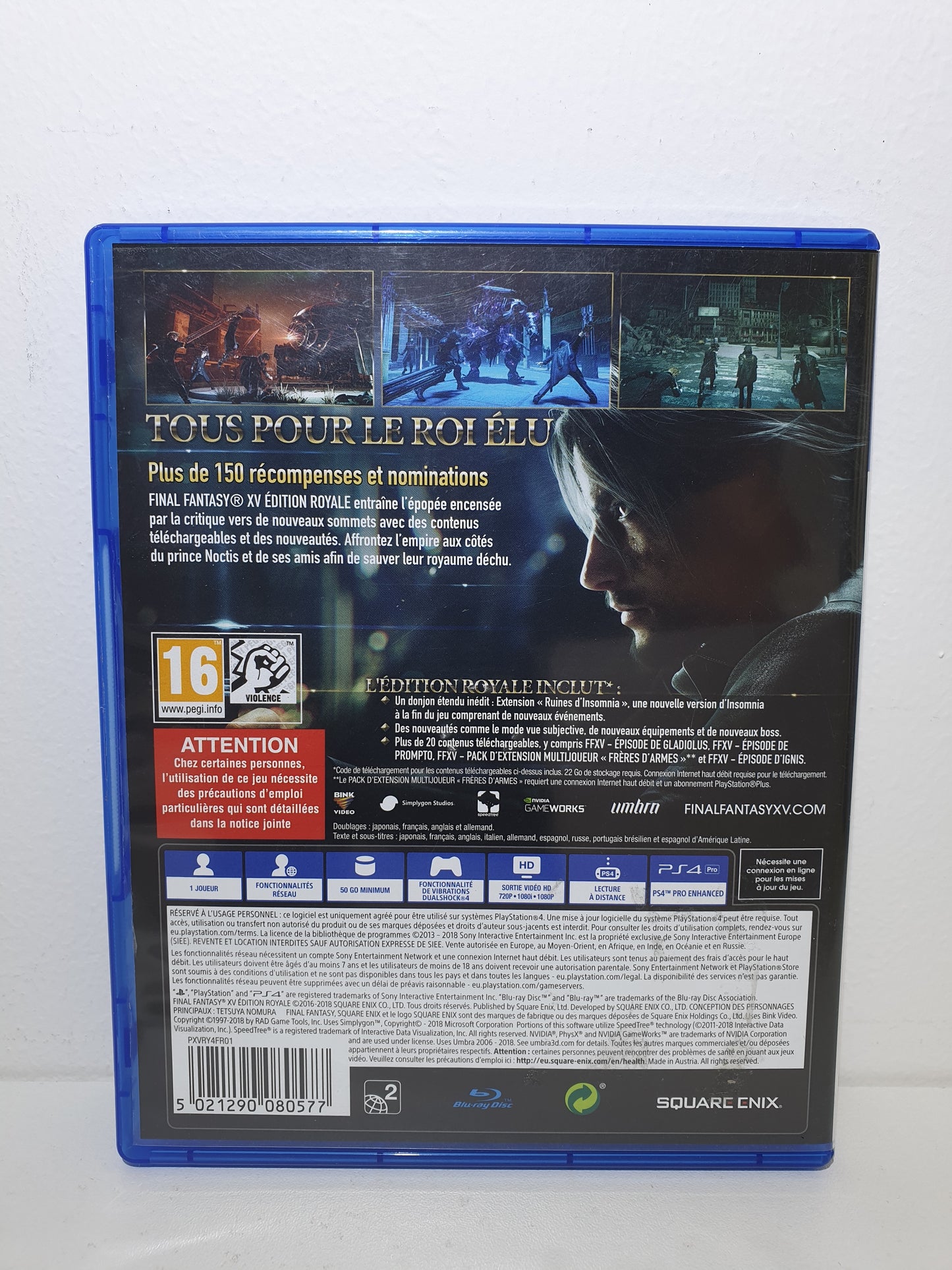 Final Fantasy XV - Édition Royale PS4 - Occasion