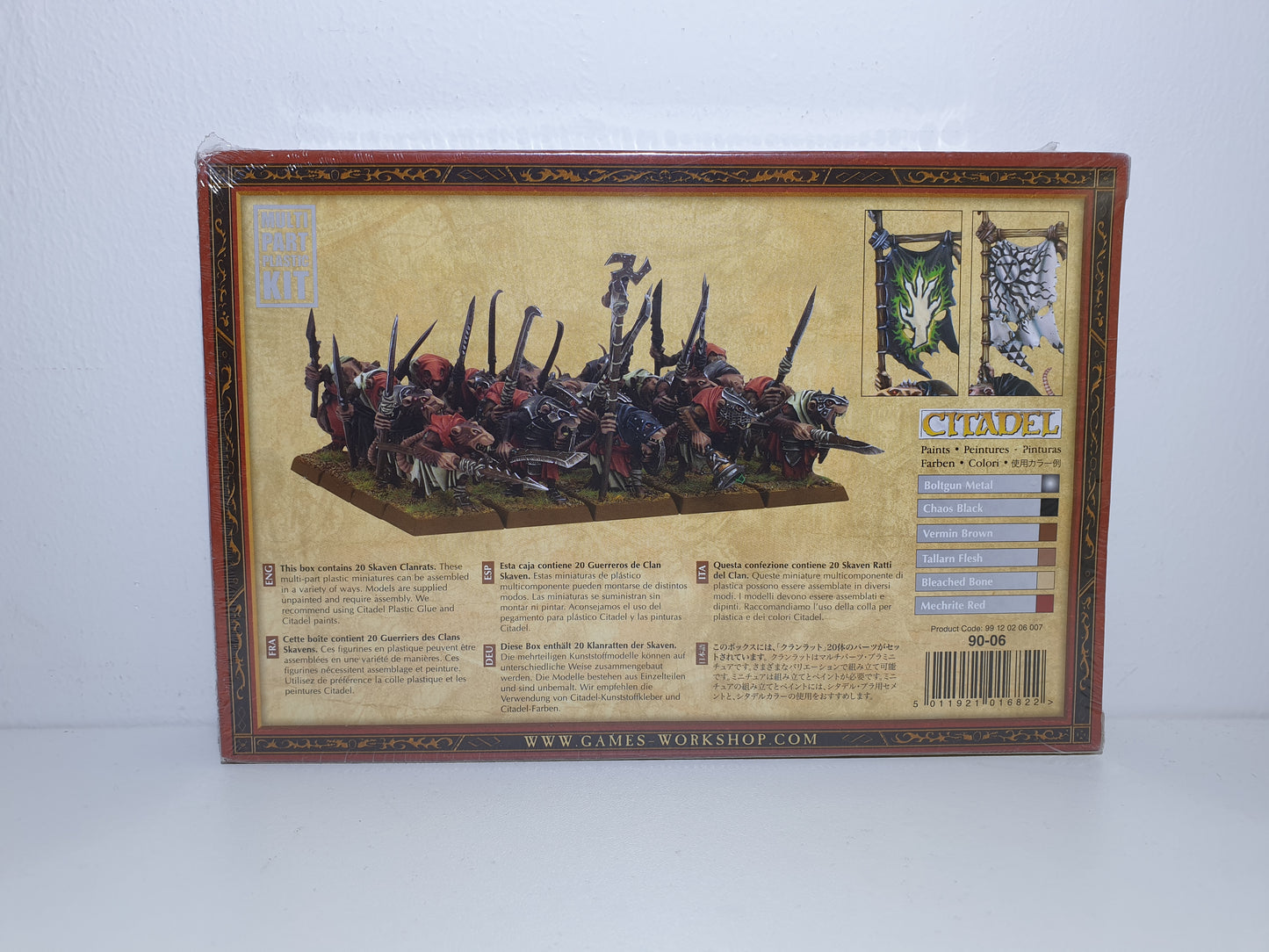 Warhammer - Guerriers de Clans Skaven - Skaven Clanrats - Neuf sous blister