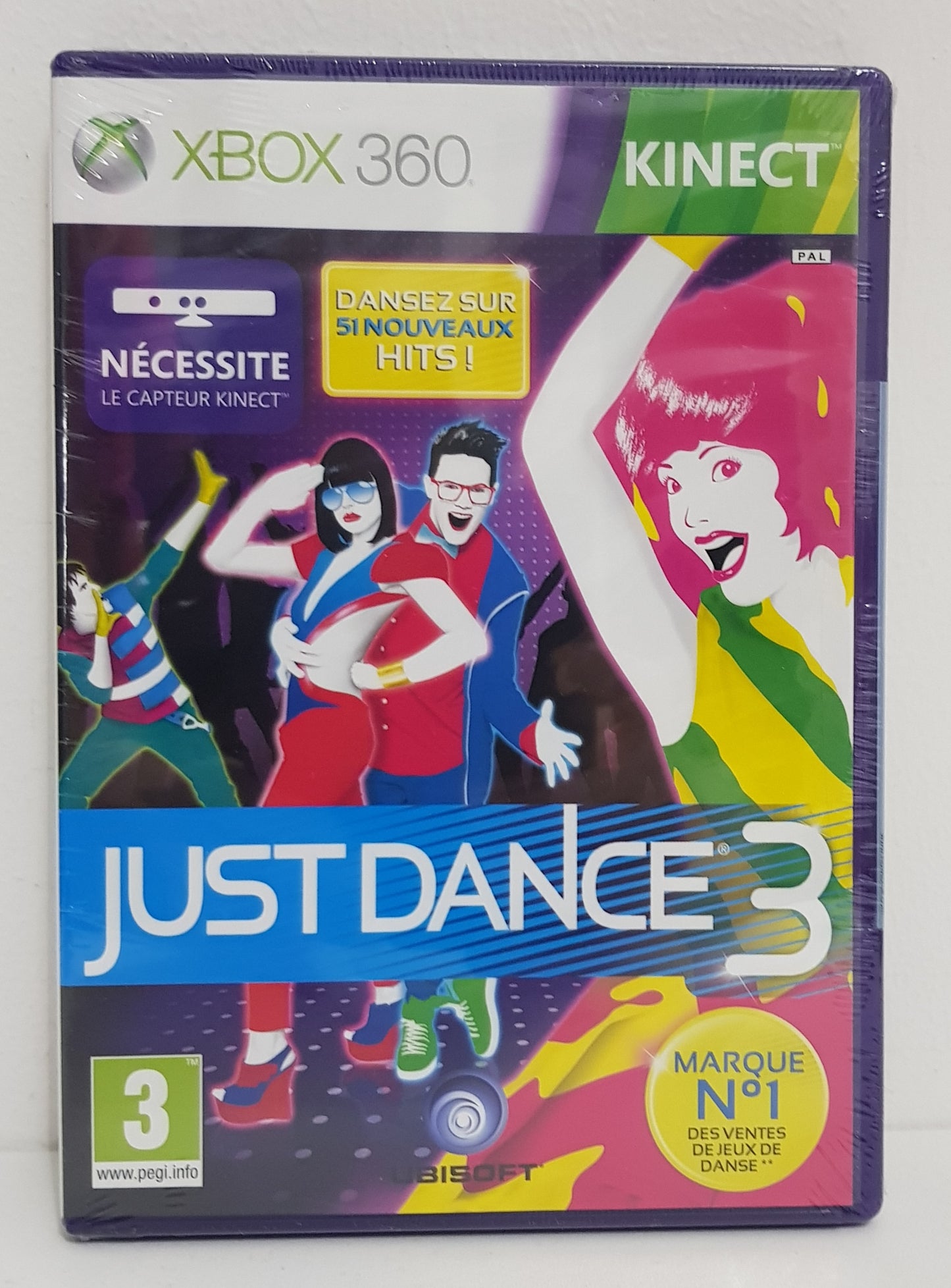Just Dance 3 - Xbox 360 - Neuf sous blister