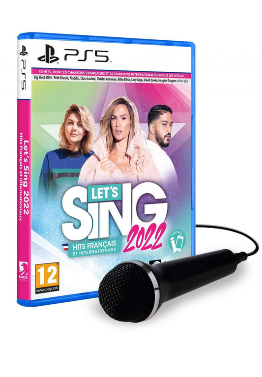 Let's Sing 2022 - Hits Français et Internationaux + 1 Micro PS5 - Neuf sous blister