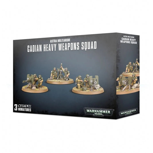 Warhammer 40,000 - Astra Militarum - Cadian Heavy Weapon Squad - Neuf sous blister