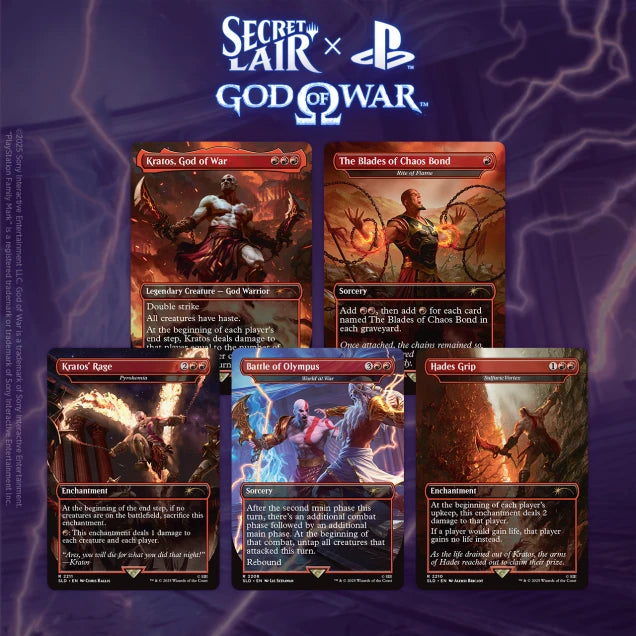 Magic the Gathering - Secret Lair x God of War - Greek