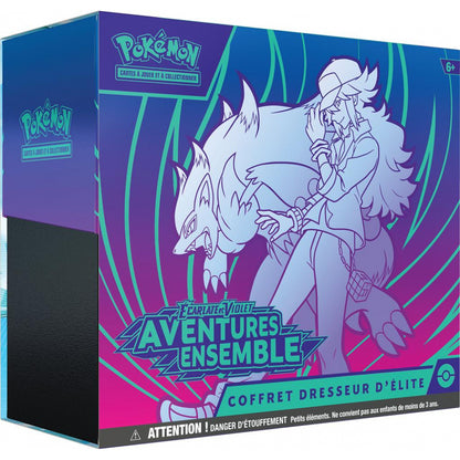 Pokémon - Coffret Dresseur d'Élite ETB EV09 - Écarlate et Violet - Aventures Ensemble - en français - Blister légèrement déchiré - Neuf
