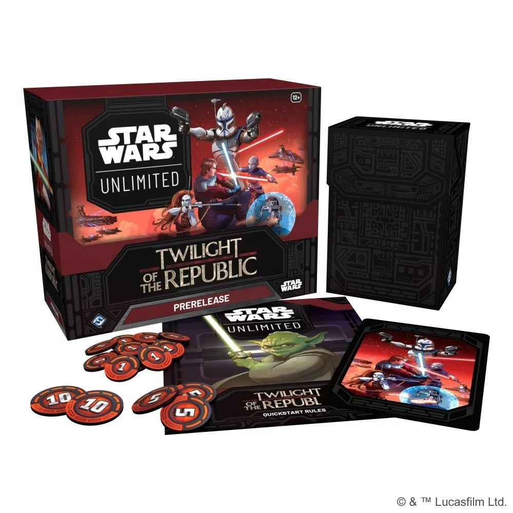 Star Wars : Unlimited - Pack Avant-Première en Anglais - Twilight of the Republic - Neuf scellé