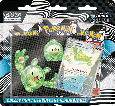 Pokémon - Coffret Collection Autocollant Réajustable - Tripack - EV10.5 - Écarlate et Violet - Foudre Noire - Flamme Blanche - Neuf sous blister