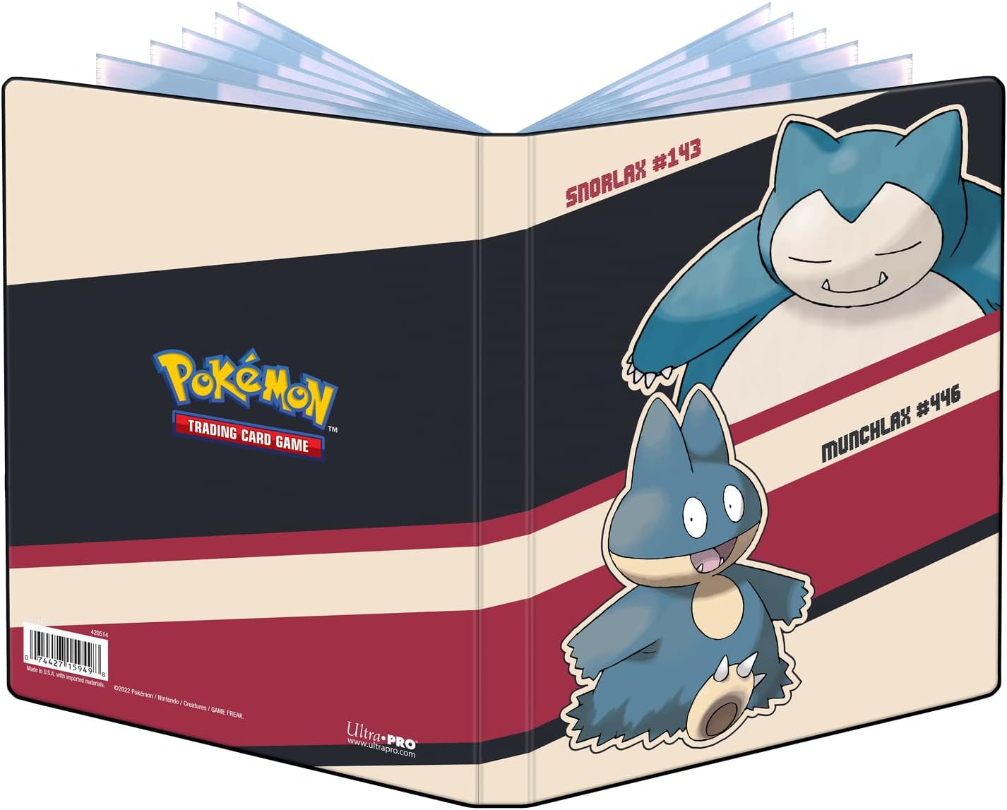 Pokémon - Ultra PRO - Portfolio 4-Pocket 80 Cartes - Neuf sous blister