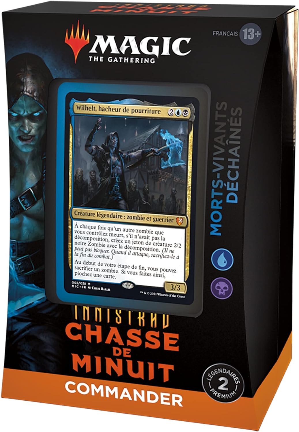 Magic The Gathering - Deck Innistrad : chasse de minuit - Commander -  Morts-vivants déchaînés - Neuf scellé