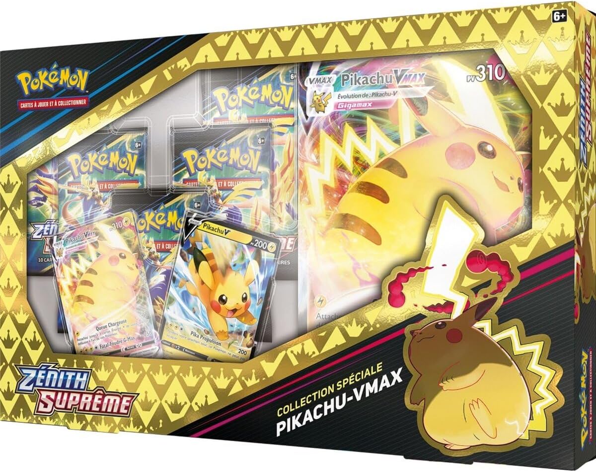 Pokémon - Lot - Coffret Collection Spéciale EB12.5 - Pikachu VMAX - Zénith Suprême & Coffre Aventure à Paldea - Écarlate et Violet - FR - Neuf