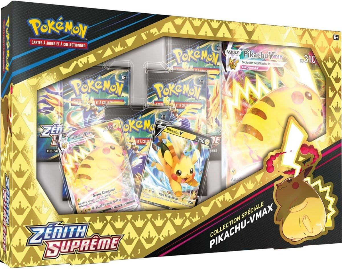 Pokémon - Lot - Coffret Collection Spéciale EB12.5 - Pikachu VMAX - Zénith Suprême & Coffre Aventure à Paldea - Écarlate et Violet - FR - Neuf