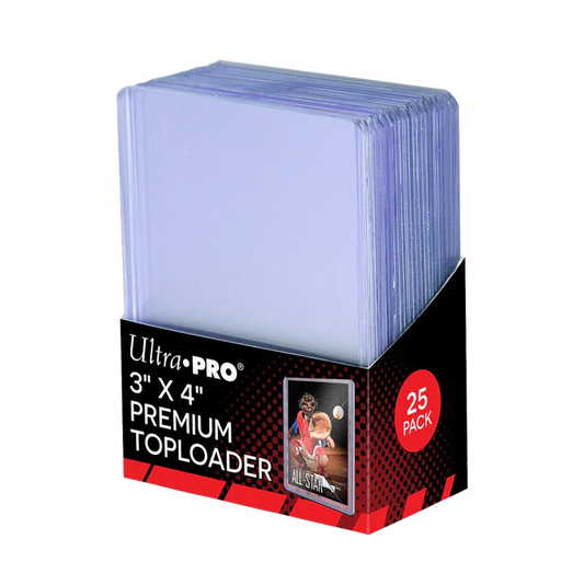 Ultra Pro - Protège-cartes - Toploader - Transparent - Premium - Ultra Clear - 3"x4" - Par 25 - Neuf sous blister