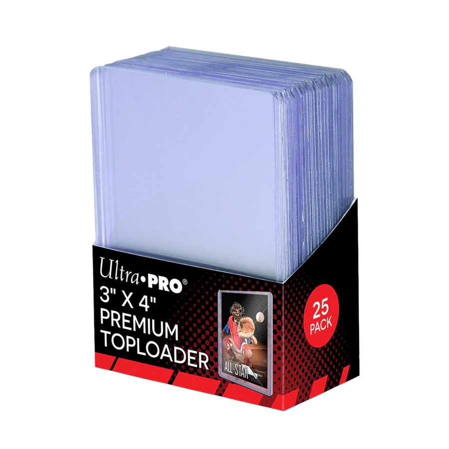 Ultra Pro - Protège-cartes - Toploader - Transparent - Premium - Ultra Clear - 3"x4" - Par 25 - Neuf sous blister