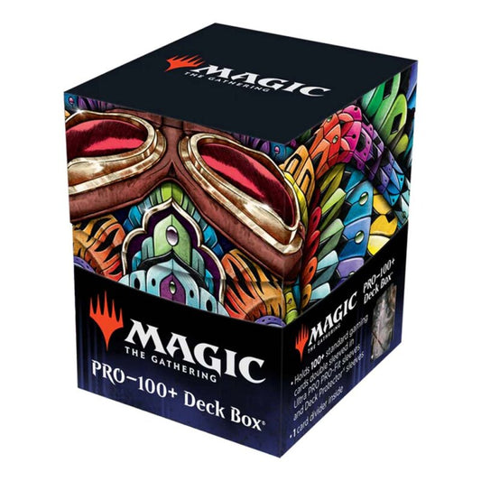 Magic the Gathering - Ultra Pro - Pro-100+ Deck Box - Les Cavernes Oubliées d'Ixalan - Quintorius Kand - Neuf sous blister