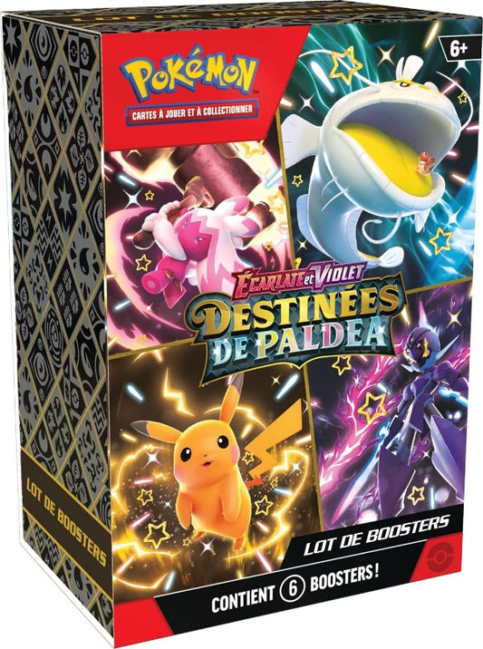 Pokémon - Bundle de 6 Boosters - EV4.5 - Écarlate et Violet - Destinées de Paldéa - Neuf scellé