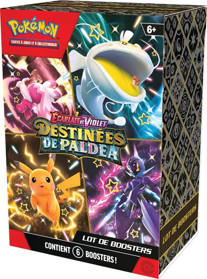 Pokémon - Bundle de 6 Boosters - EV4.5 - Écarlate et Violet - Destinées de Paldéa - Neuf scellé