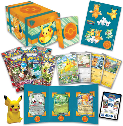 Pokémon - Lot - Coffret Collection Spéciale EB12.5 - Pikachu VMAX - Zénith Suprême & Coffre Aventure à Paldea - Écarlate et Violet - FR - Neuf