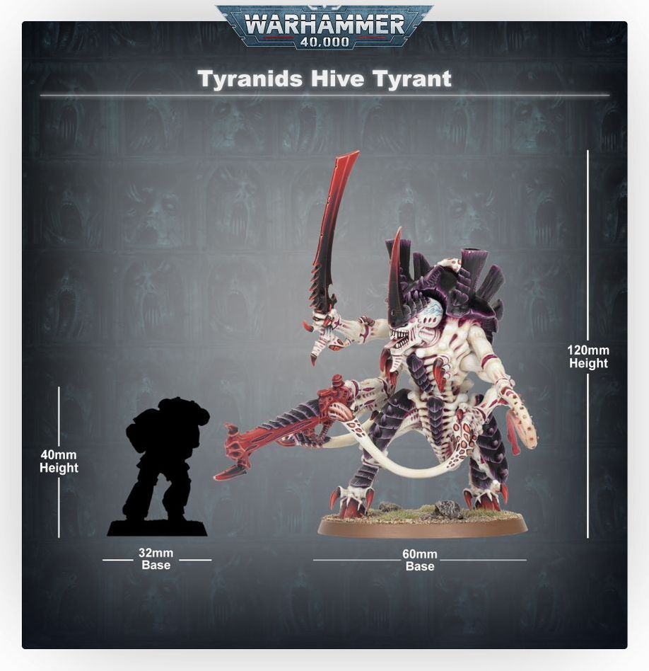 Warhammer 40,000 - Thyranids - Hive Tyrant - Tyran des Ruches - Neuf sous blister