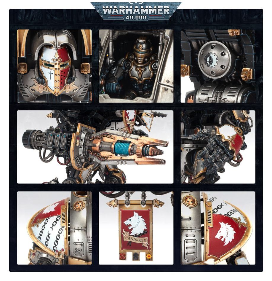 Warhammer 40,000 - Imperial Knights - Knight Perceptor Canis Rex - Neuf