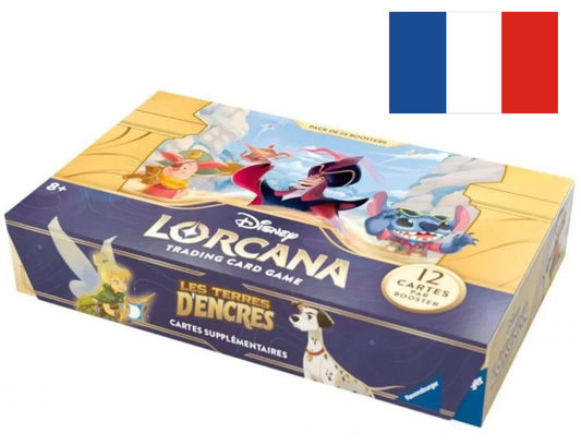 Disney Lorcana - Les Terres d’Encres - Display de 24 Boosters en Français - Neuf