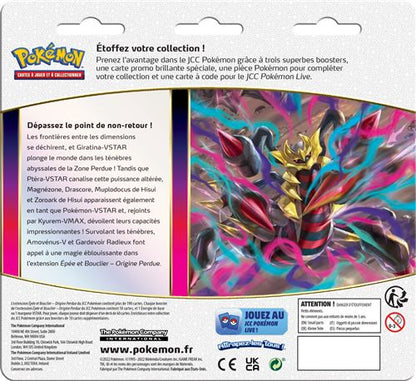 Pokémon - Pack de 3 Boosters Epée et Bouclier EB11 - Origine Perdue - Neuf sous blister