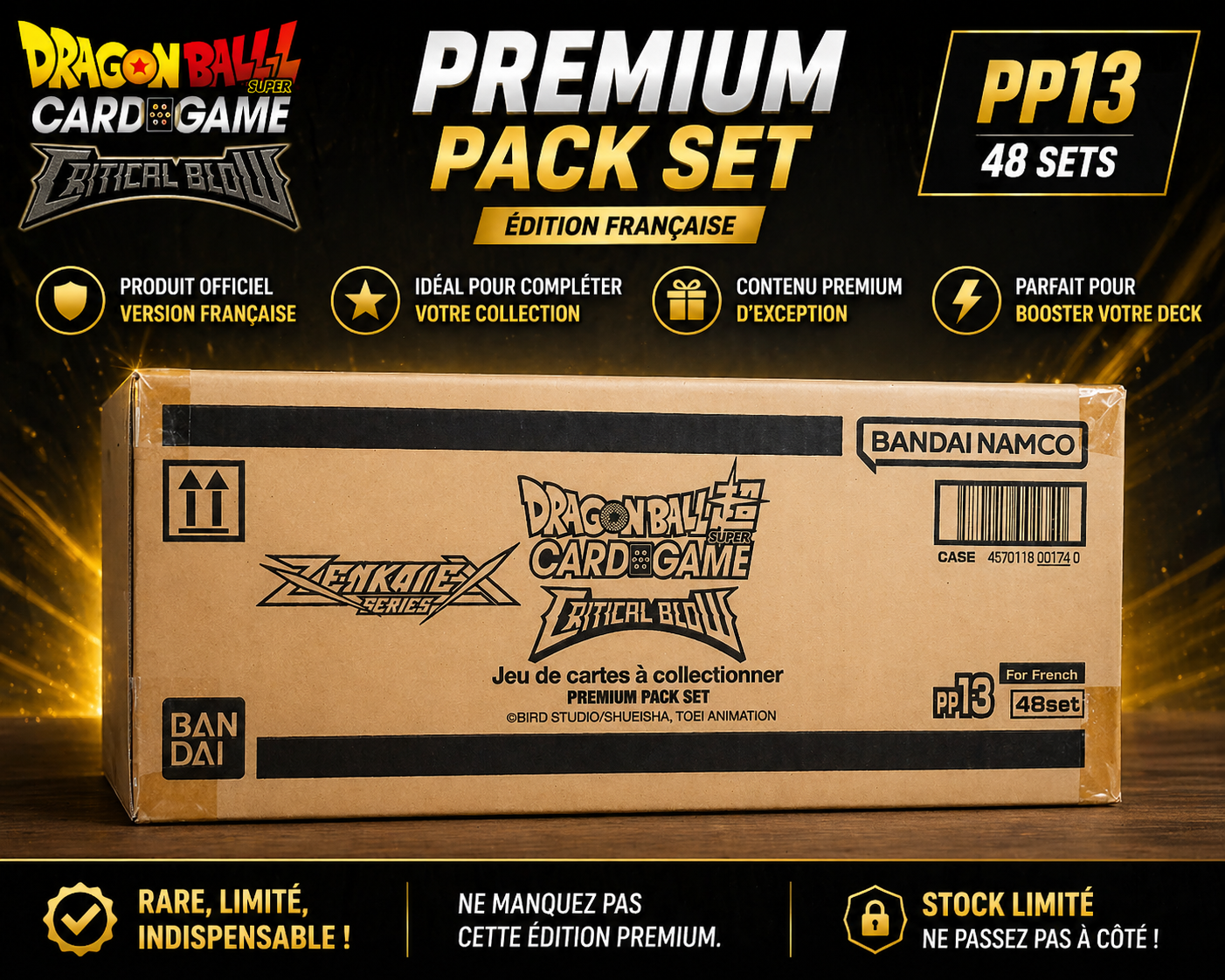 Dragon Ball Super - Premium Pack Set PP13 : Critical Blow - FR