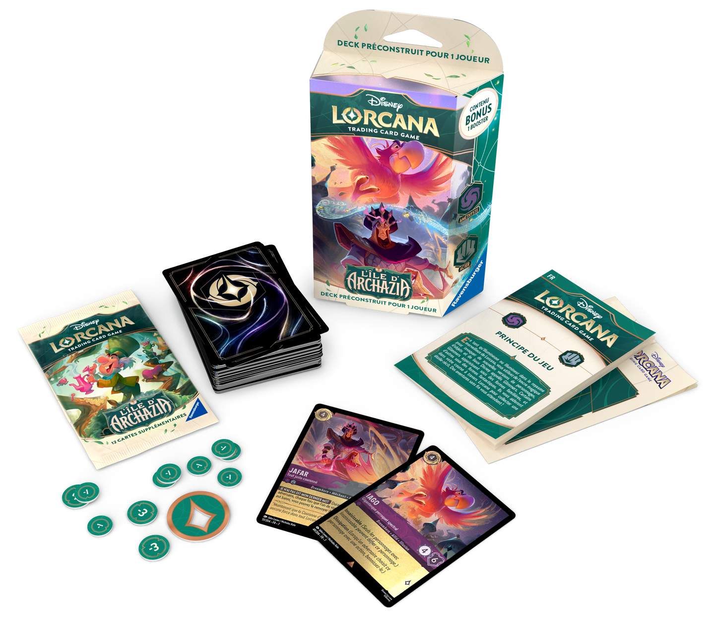 Disney Lorcana - L'île d'Archazia - Deck de Démarrage en Français - Neuf