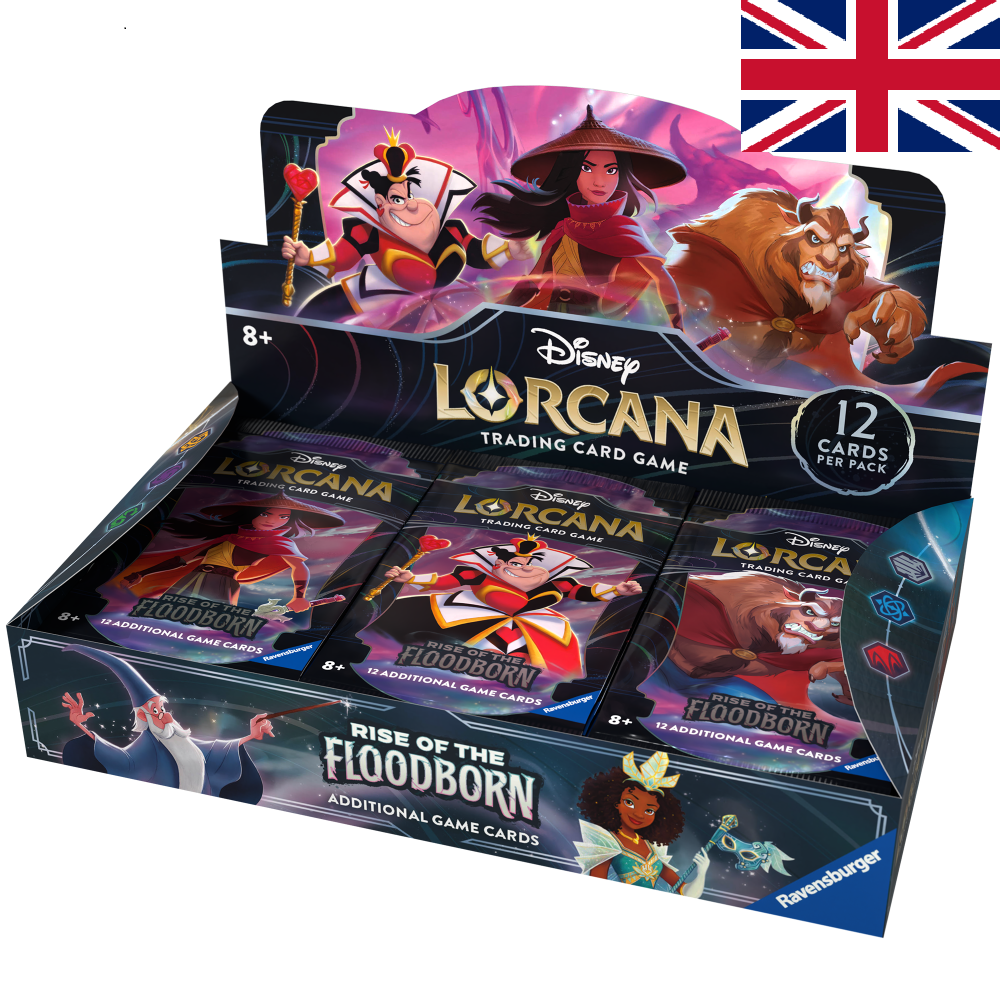 Disney Lorcana - Rise of the Floodborn - Display de 24 Boosters en Anglais - Neuf